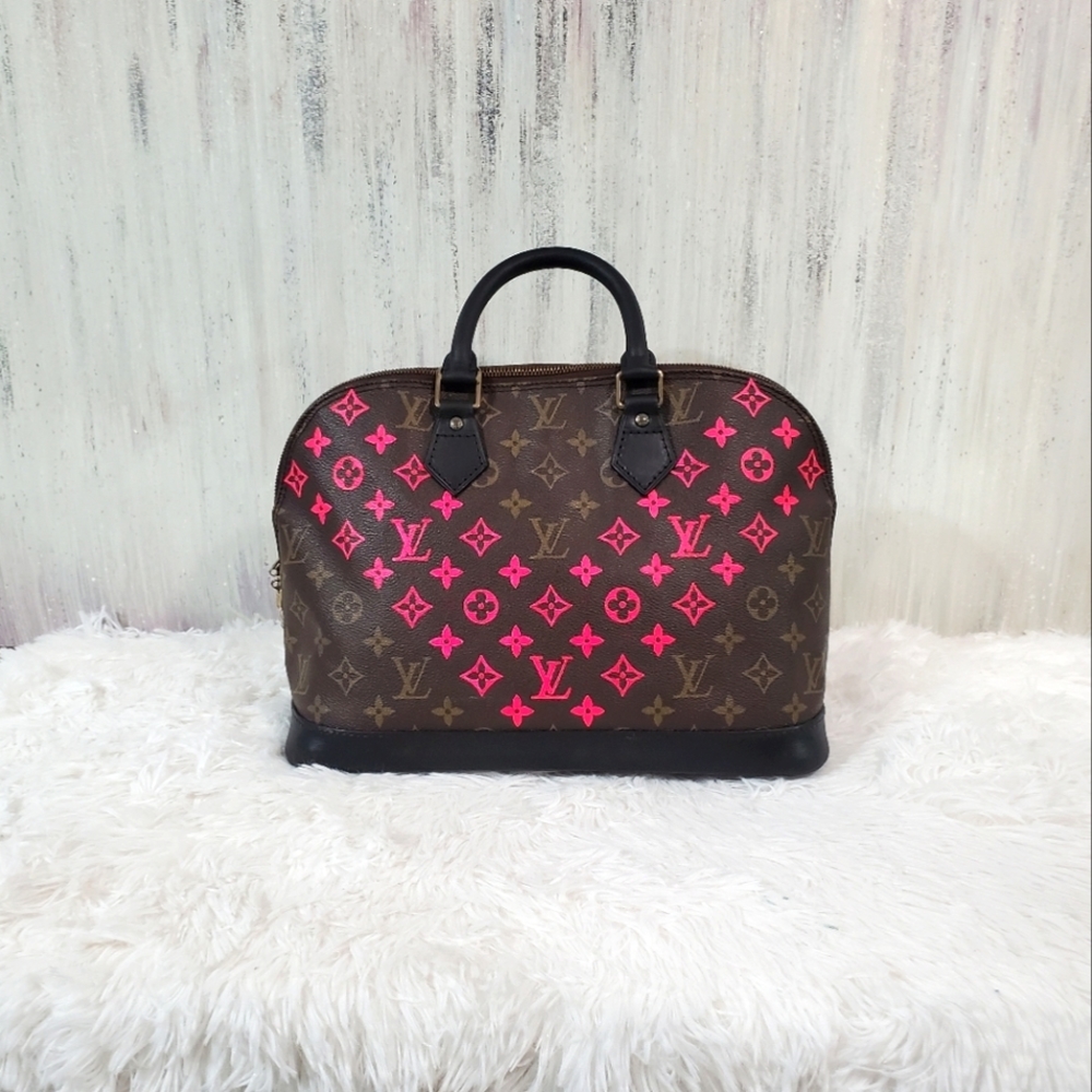 Authentic Custom Louis Vuitton Alma PM